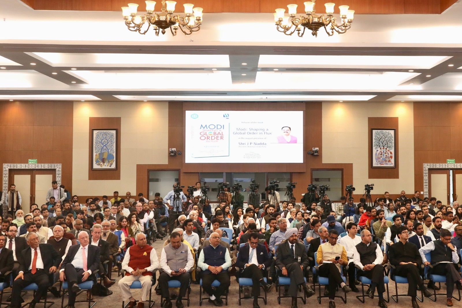 Honble Bjp National President Shri J P Nadda While Launching The Book